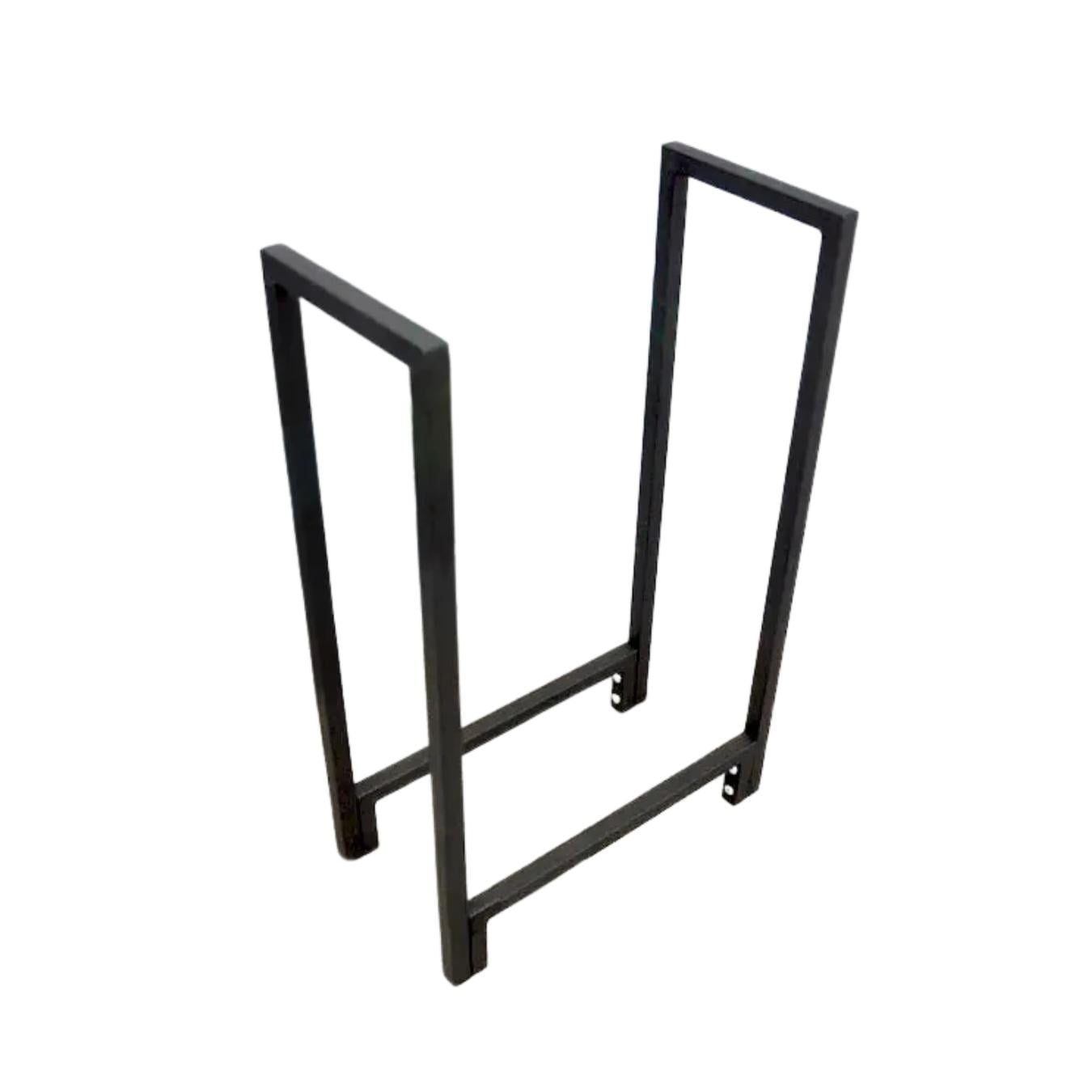 Дровниця Carino JULIETTA 800х500х300 мм Чорний матовий (33853368)