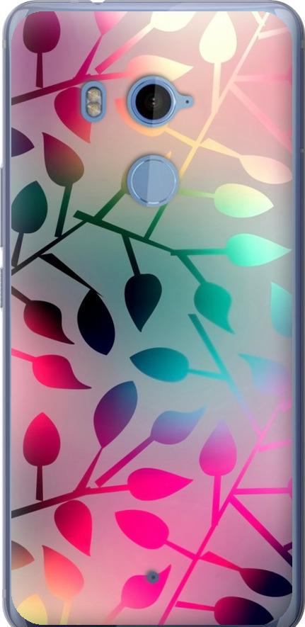 Чехол на HTC U11 Plus Листья (2235u-1363-42517)