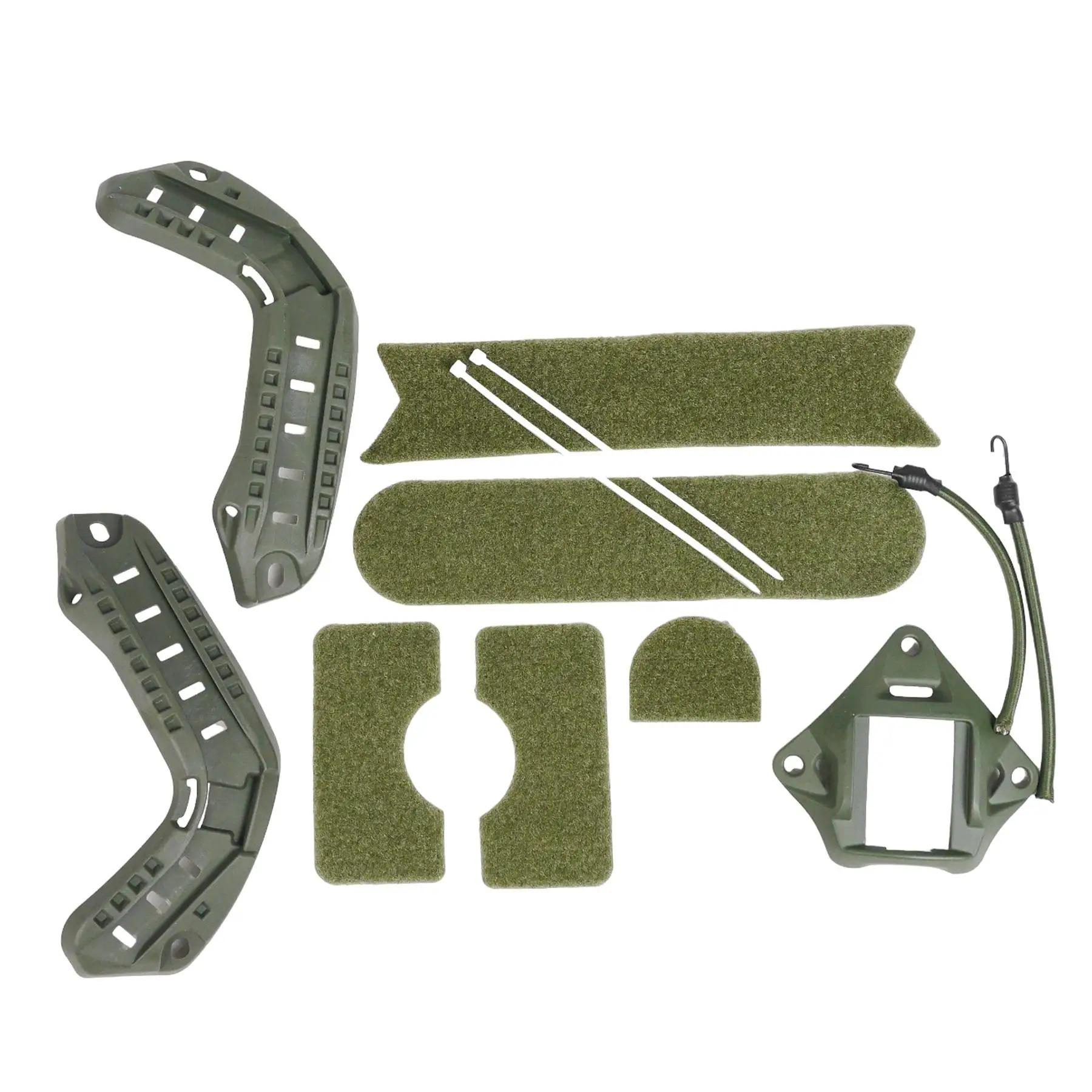 Обвес для шлема Fast Боковые рейки NVG панель велкро липучки