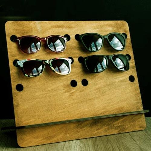 Органайзер для очков из дерева Сахала Сиена (ОЧК-002905)