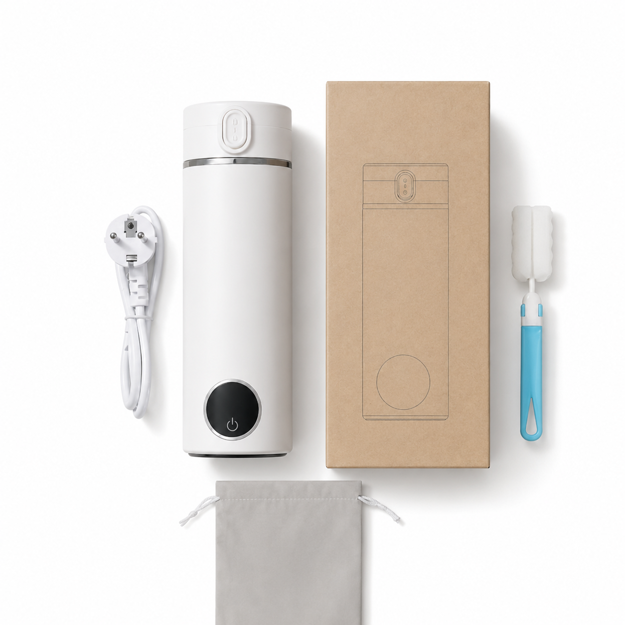 Электрочайник Smart Thermo Bottle 316 500 мл Белый (3139280779)