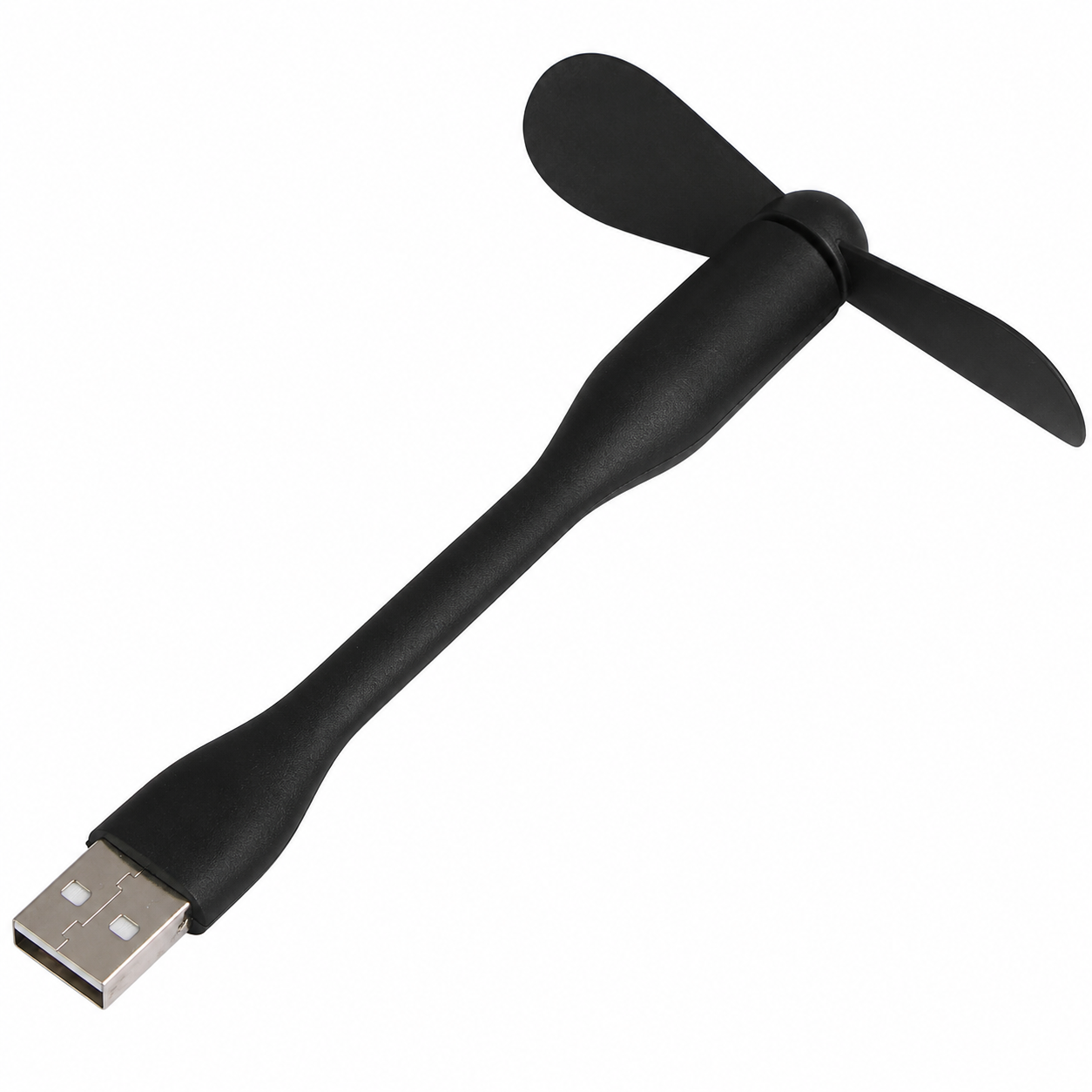 Вентилятор мини USB гибкий для ноутбука и Power Bank Черный (1014-478-03)