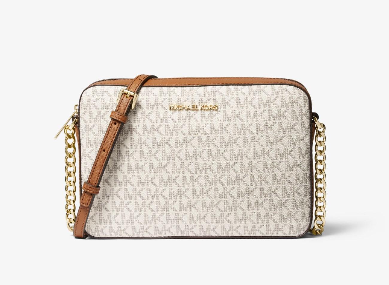 Жіноча сумка Michael Kors Jet Set Logo Vanilla (MK-797151)