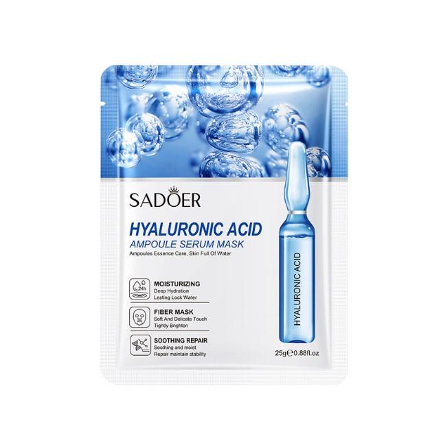Маска для лица тканевая Sadoer с гиалуроновой кислотой 25 г (2113723543)