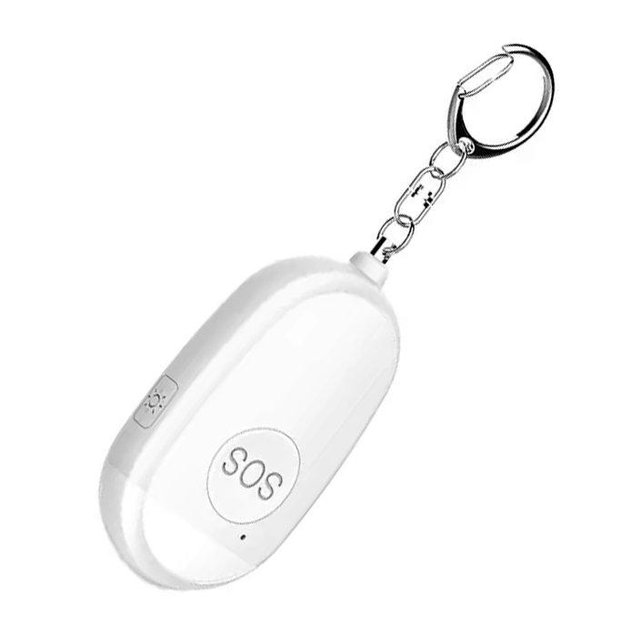 Брелок персональная сигнализация Smart SOS-safety мини Key Finder Белый (PA04W) - фото 1