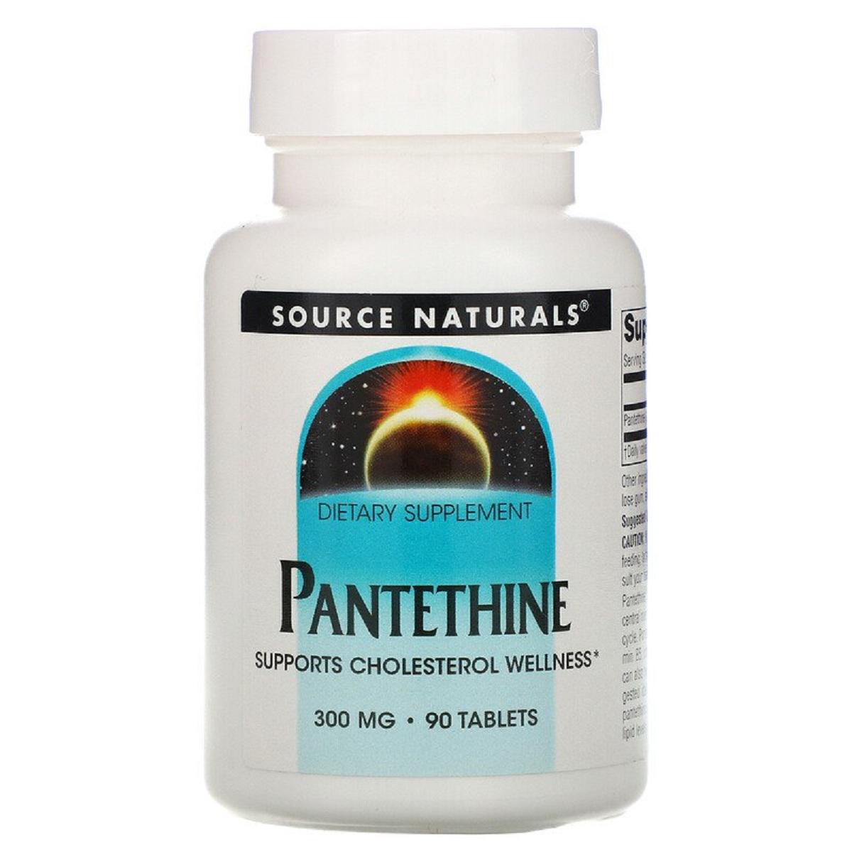 Витамин пантетин Naturals Source pantethine 300 мг 90 таблеток