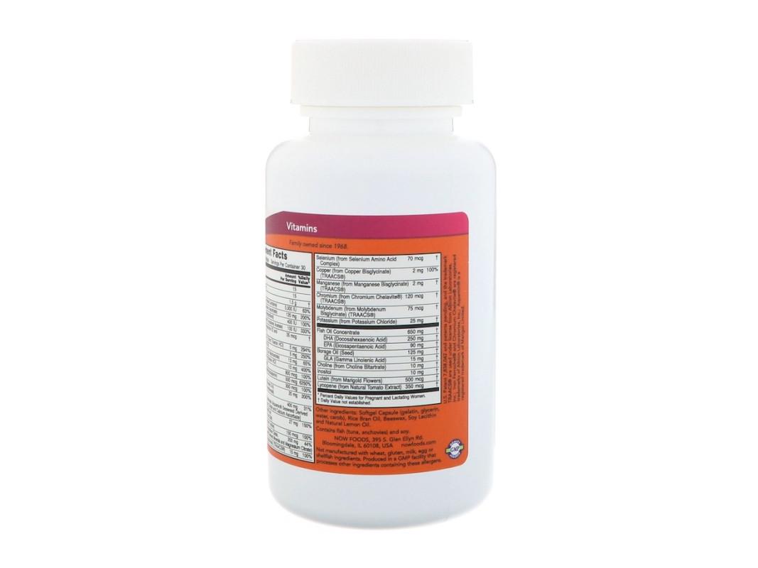 Prenatal Gels/DHA Now Foods Мультивитамины для беременных и кормящих матерей 90 капсул - фото 3