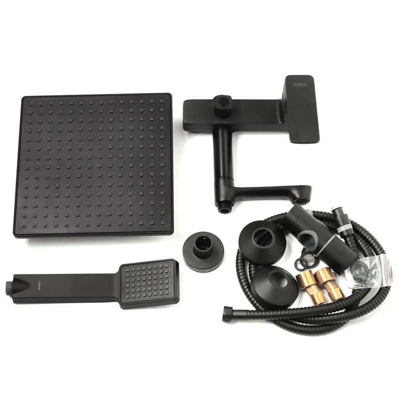 Душевая система Haiba Kubus 003-J из латуни Черный (HB3941) Душевая система Haiba Kubus 003-J из латуни Черный (HB3941)