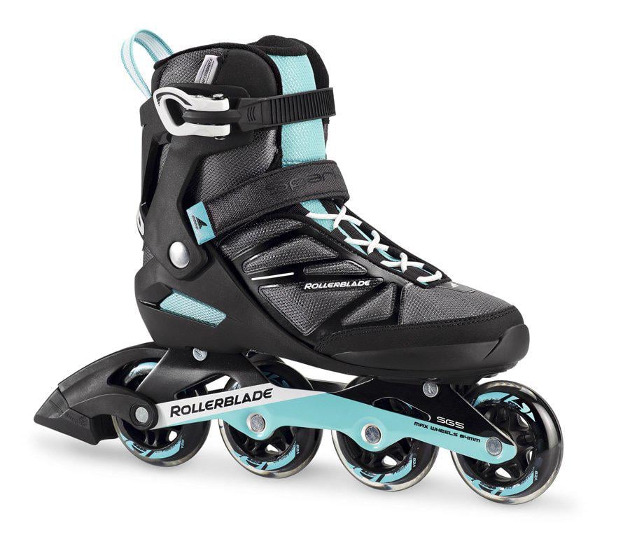 Роликові ковзани Rollerblade SPARK 80 ST W р. 38 Чорний/Блакитний (UGJ8A17A3B16F4C.21BB - 2)