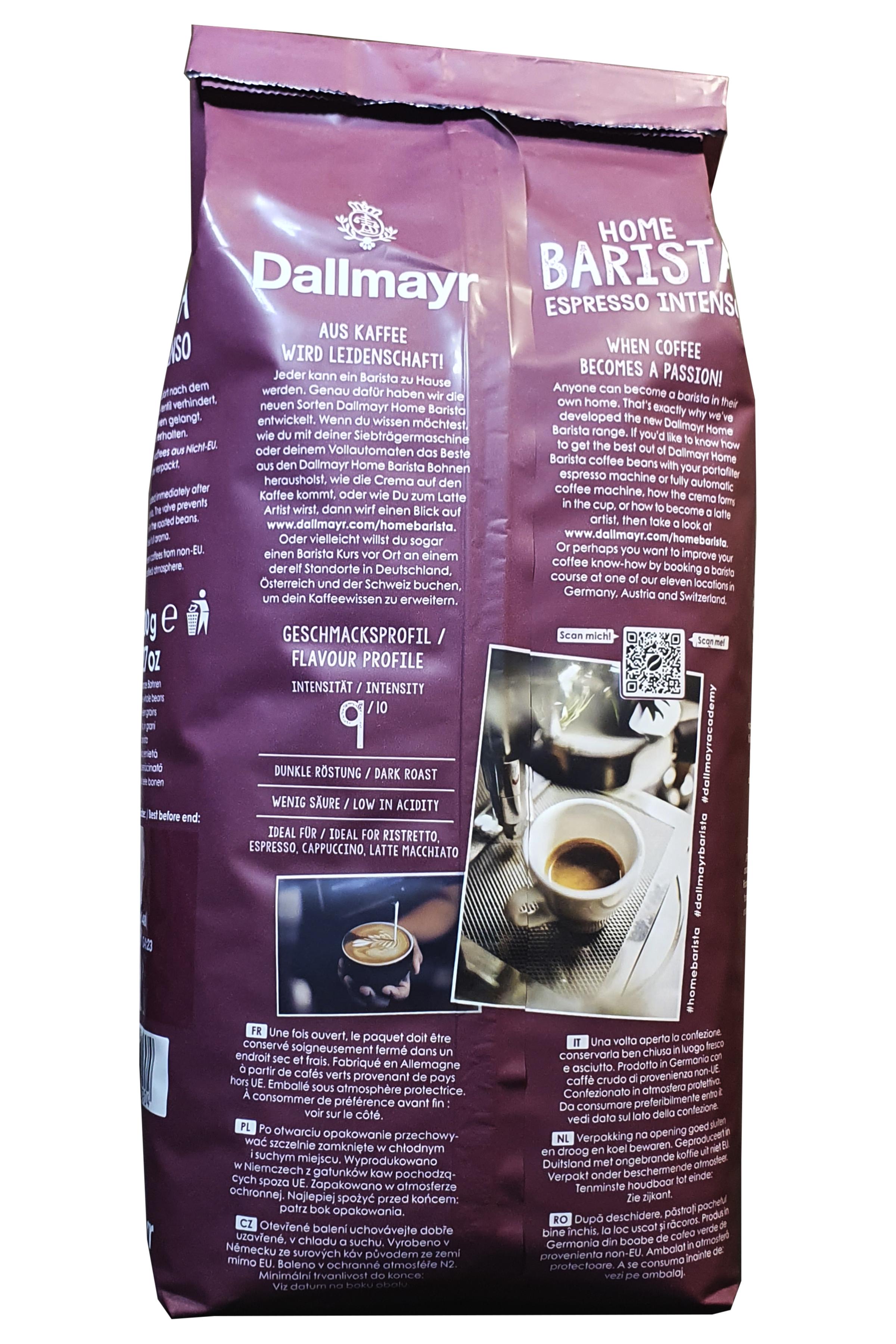 Кофе DALLMAYR Barista Espresso Intenso зерно 1 кг (57626) - фото 4 Кофе DALLMAYR Barista Espresso Intenso зерно 1 кг (57626) - фото 4