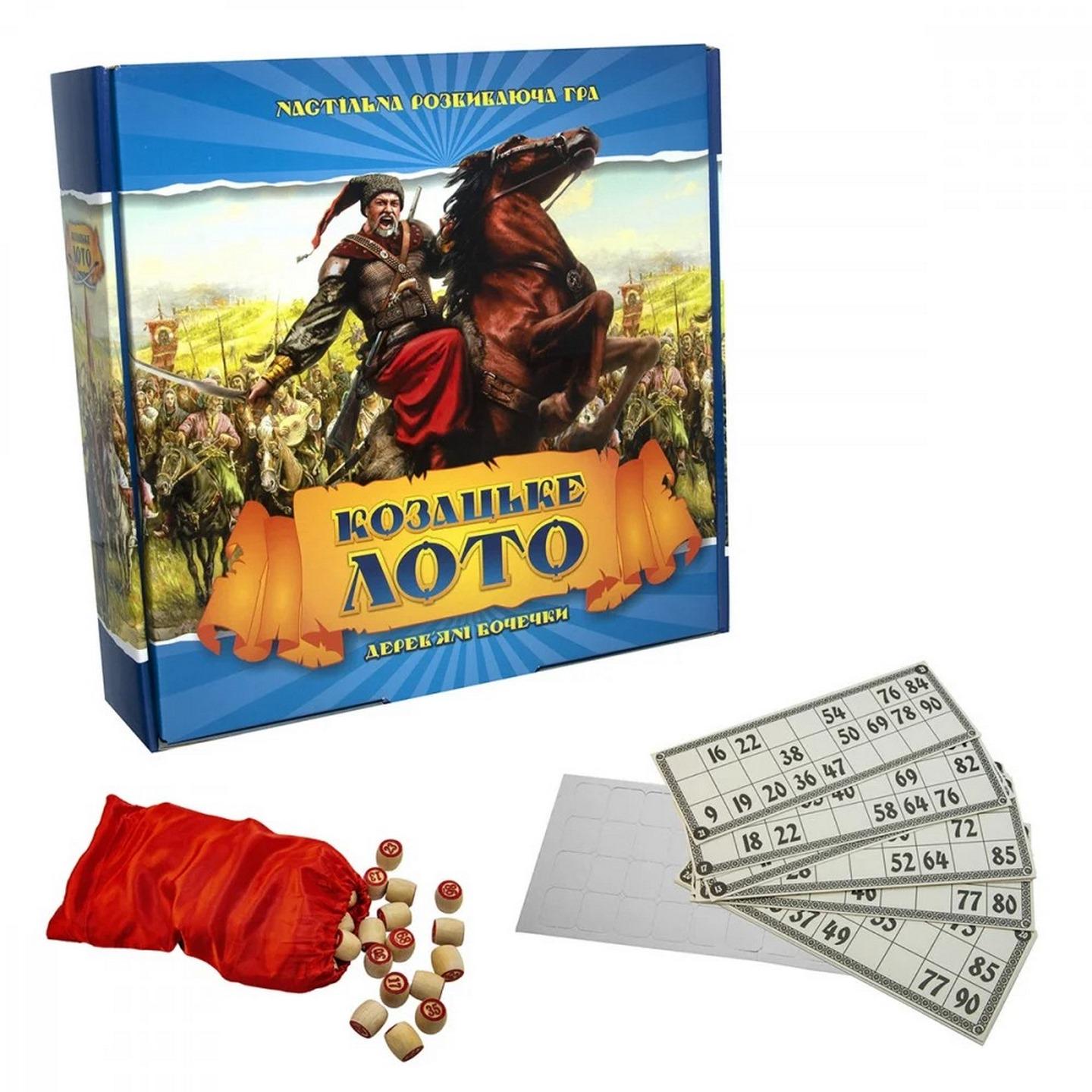 Настольная игра Strateg Лото Казацкое Разноцветный (SR-113-N-947)