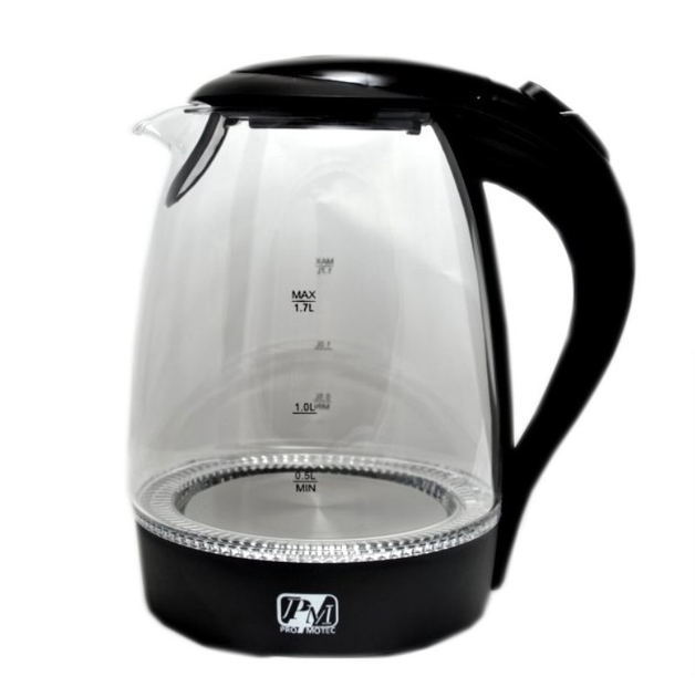 Электрочайник Promotec PM-810 стеклянный Черный (1451839688)