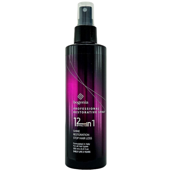 Спрей для волос восстанавливающий Bogenia Professional Restorative Spray 12в1 250 мл