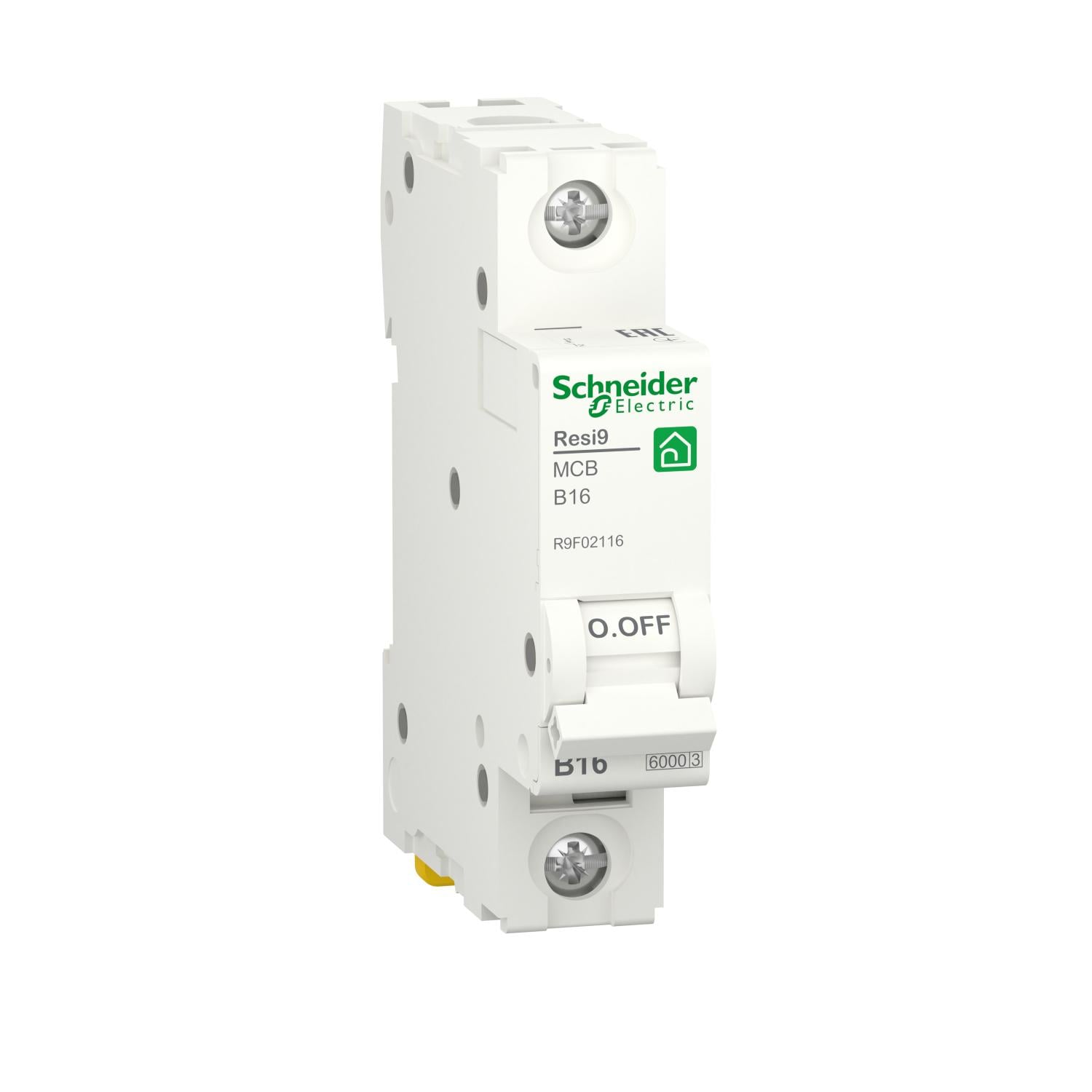 Автоматический выключатель Schneider Electric Resi9 16 A 1P B 6kA (000209816)
