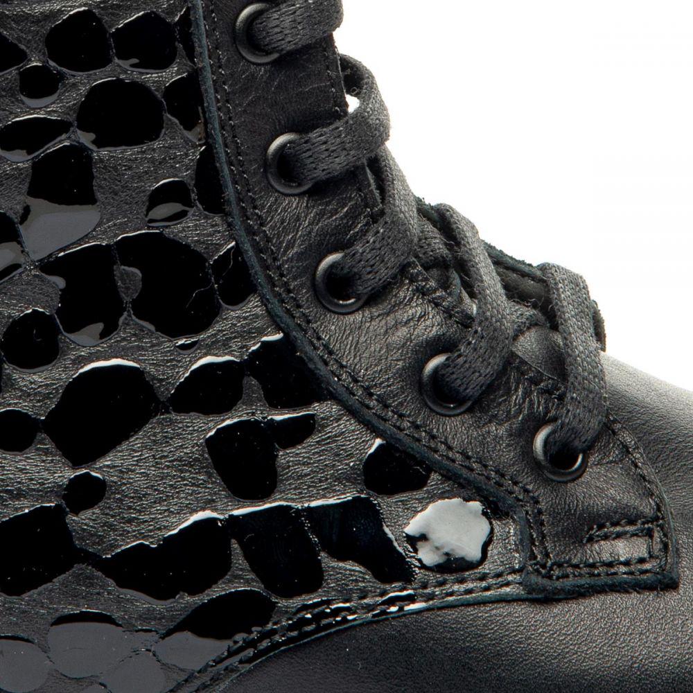 Ботинки зимние для девочек The Leo 1362 р.36 23.5 см Черный - фото 4