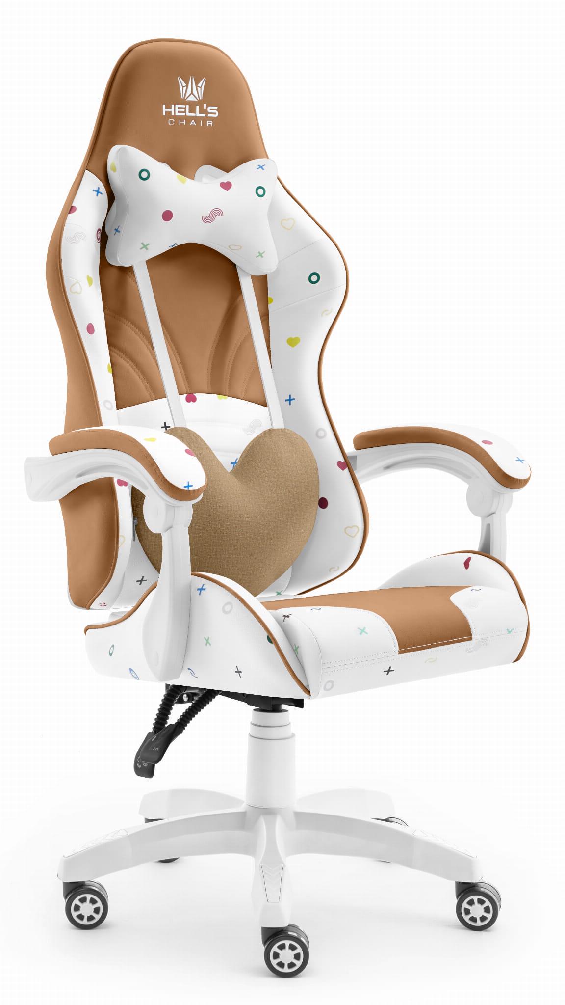 Комп'ютерне крісло Hell's Rainbow Beige (5904204981415)