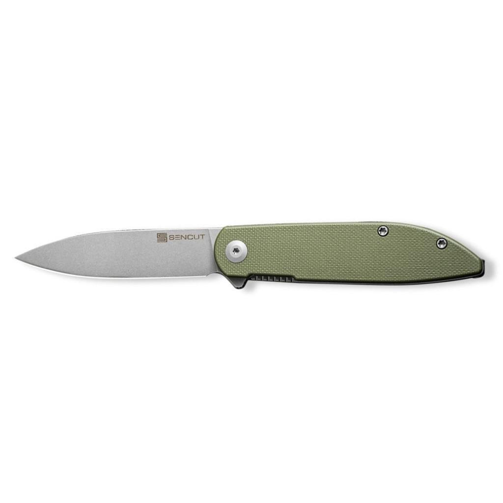 Нож охотничий Sencut Bocll Stonewash G10 Olive (S22019-4)