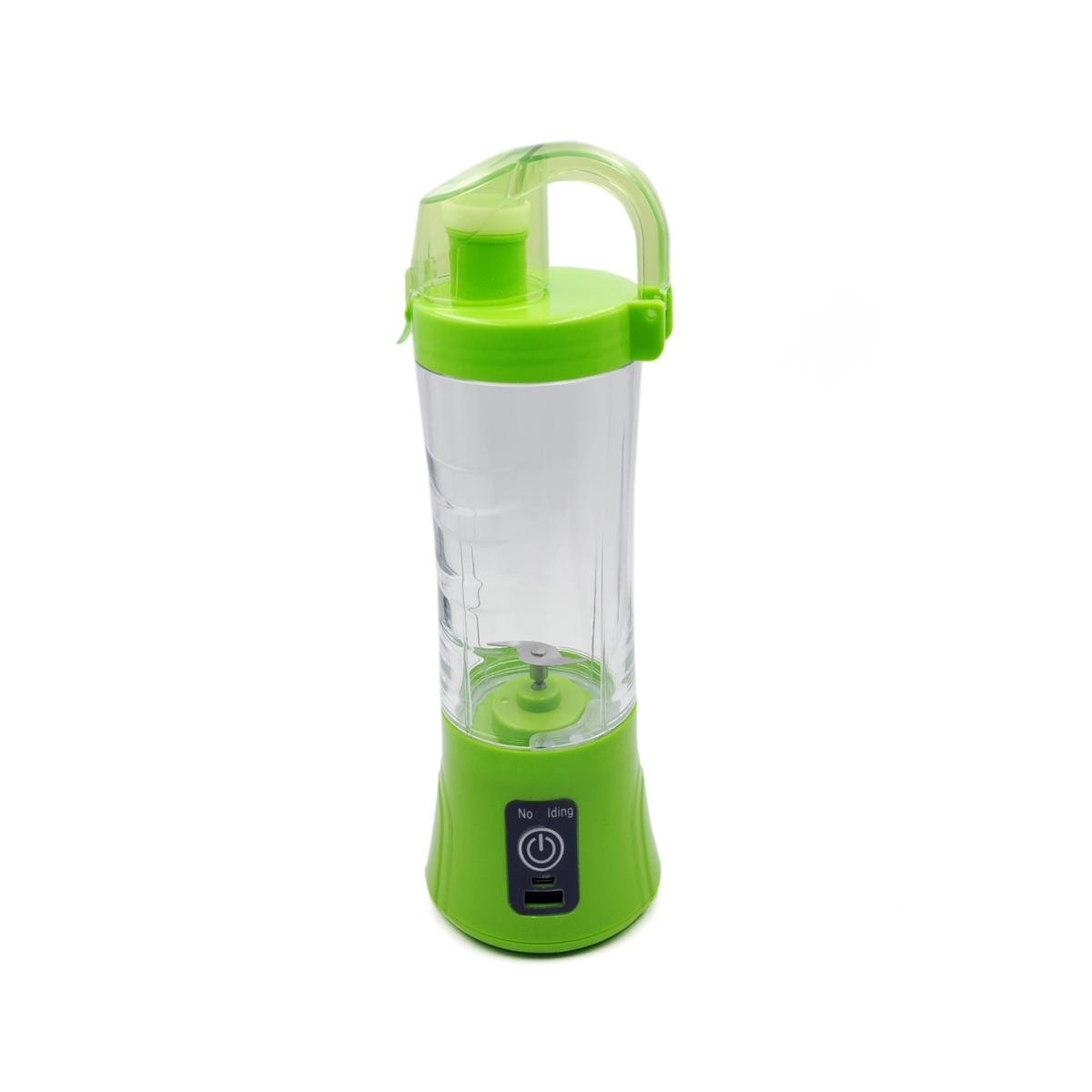 Блендер портативный UKC Smart Juice Cup Fruits USB Зеленый - фото 4