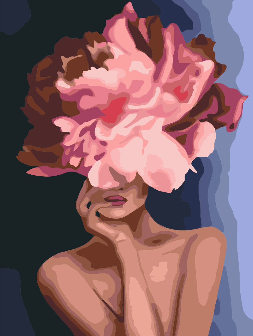 Картина по номерам Brushme Изящный цветок 30x40 см (RBS34806)