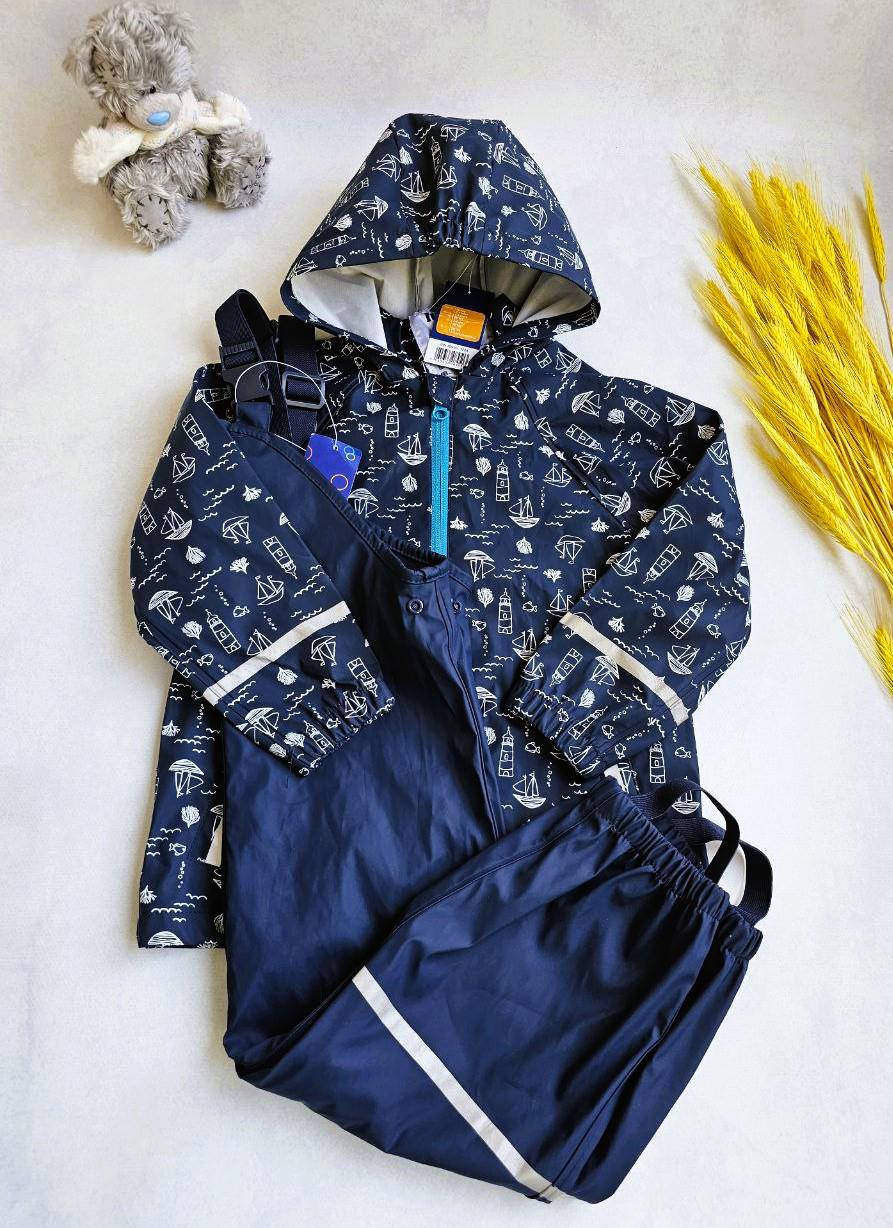 Дощовик-костюм Lupilu 98-104 см брудопруф без утеплення (26620677) - фото 3