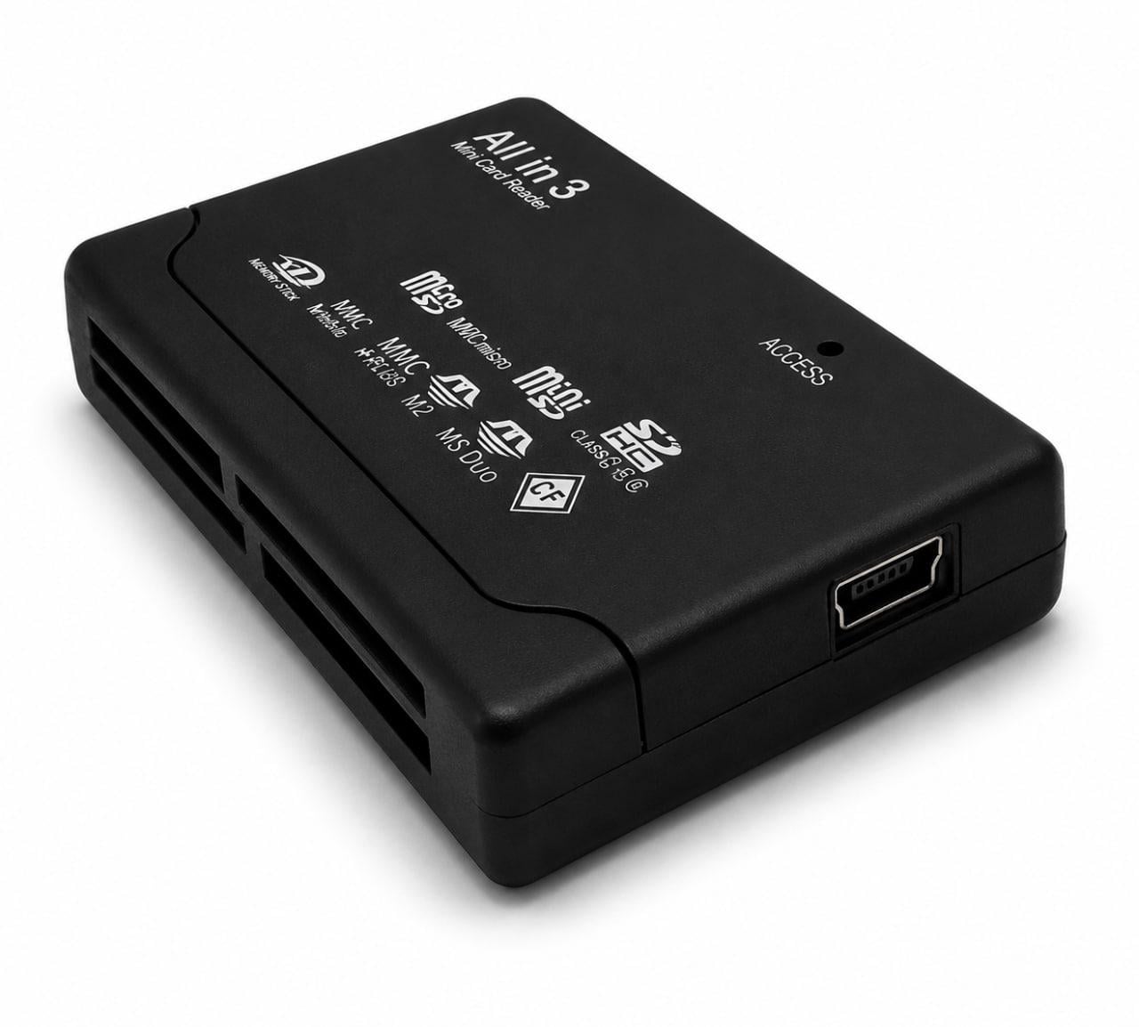 Картридер CR-14 Usb 2.0 Черный Картридер CR-14 Usb 2.0 Черный