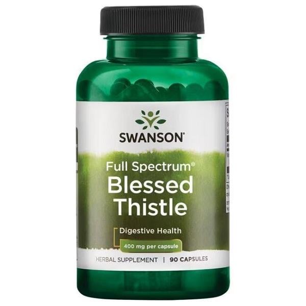 Комплекс для профілактики гормонального балансу Swanson Full Spectrum Blessed Thistle 400 mg 90 капс. (000020000)