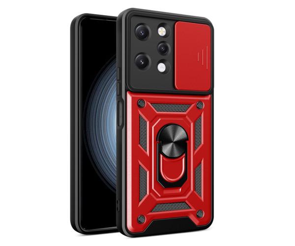 Чехол накладка Ricco Camera Sliding для Xiaomi Redmi 12 Красный