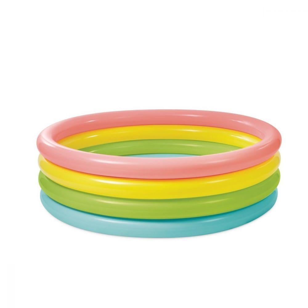Надувной детский бассейн D168 см четыре надувных кольца 770 л
