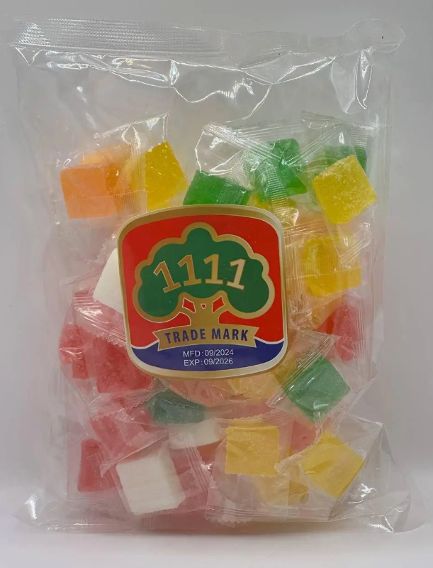 Ассорти мармелада клубника/персик/манго/кокос/яблоко/лимон/апельсин 500 г