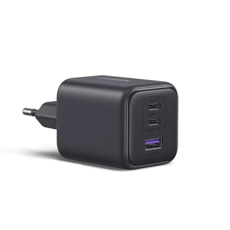 Зарядное устройство для UGREEN X527 GaNInfinity 45W GaN Fast Charger 3-Port совместимо с iPhone 17 Pro Max Air 16 15 14 13 12 Black(65156)