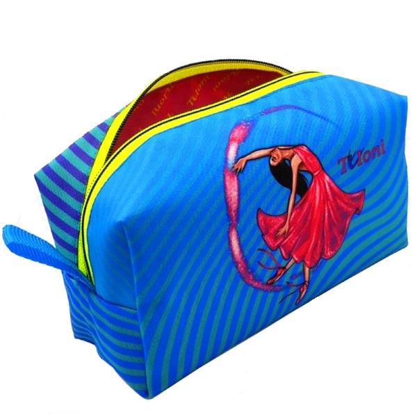 Косметичка Tuloni Wave UB-CB03 20x10x8 см Light blue/Purple