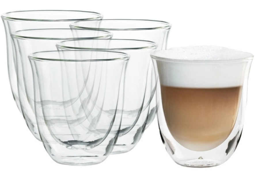 Набор стаканов DELONGHI Cappuccino DLSC301 190 мл 6 шт. - фото 2 Набор стаканов DELONGHI Cappuccino DLSC301 190 мл 6 шт. - фото 2