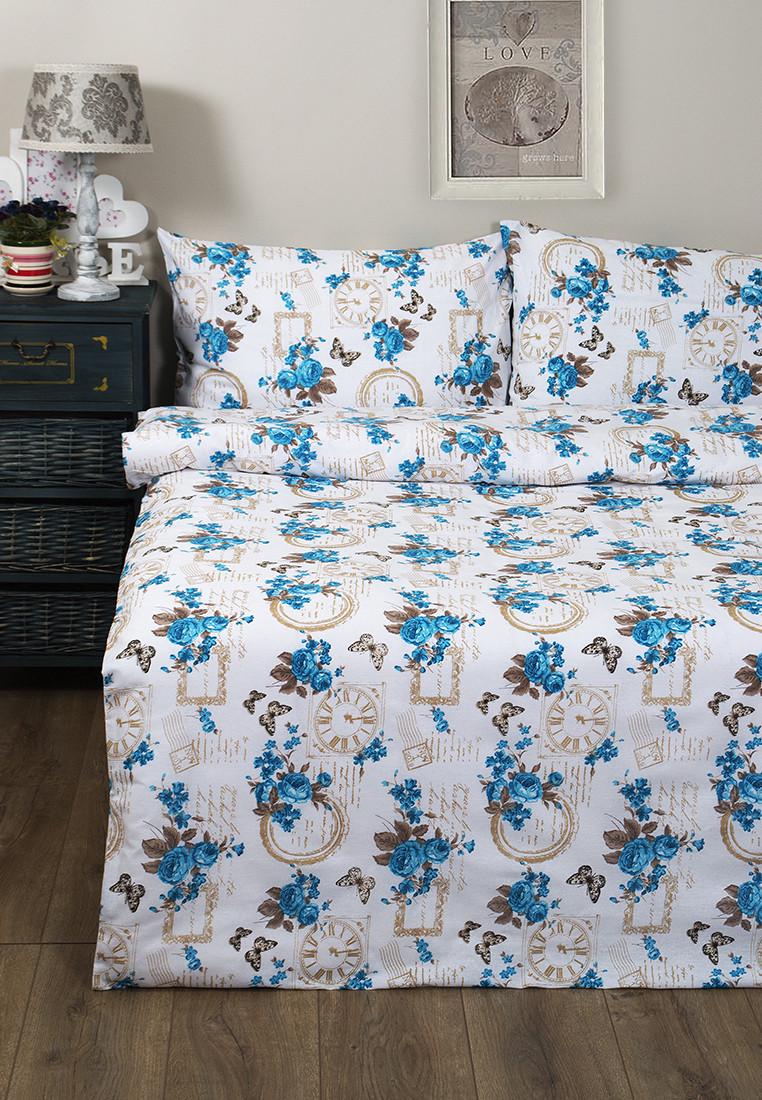 Комплект постельного белья Lotus Ranforce Limoges V4 евро Бирюзовый (200003078)