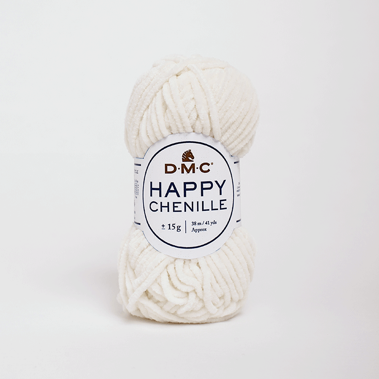 Пряжа велюровая DMC Happy Chenille 21 молоко (2606)