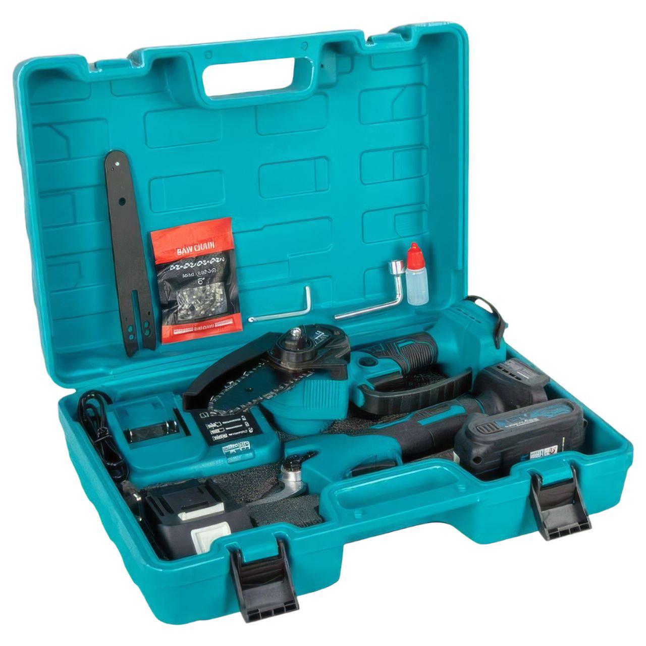 Пила акумуляторна 4/6" із секатором ASSUR ASR1013/МК 18V у кейсі (33481996)