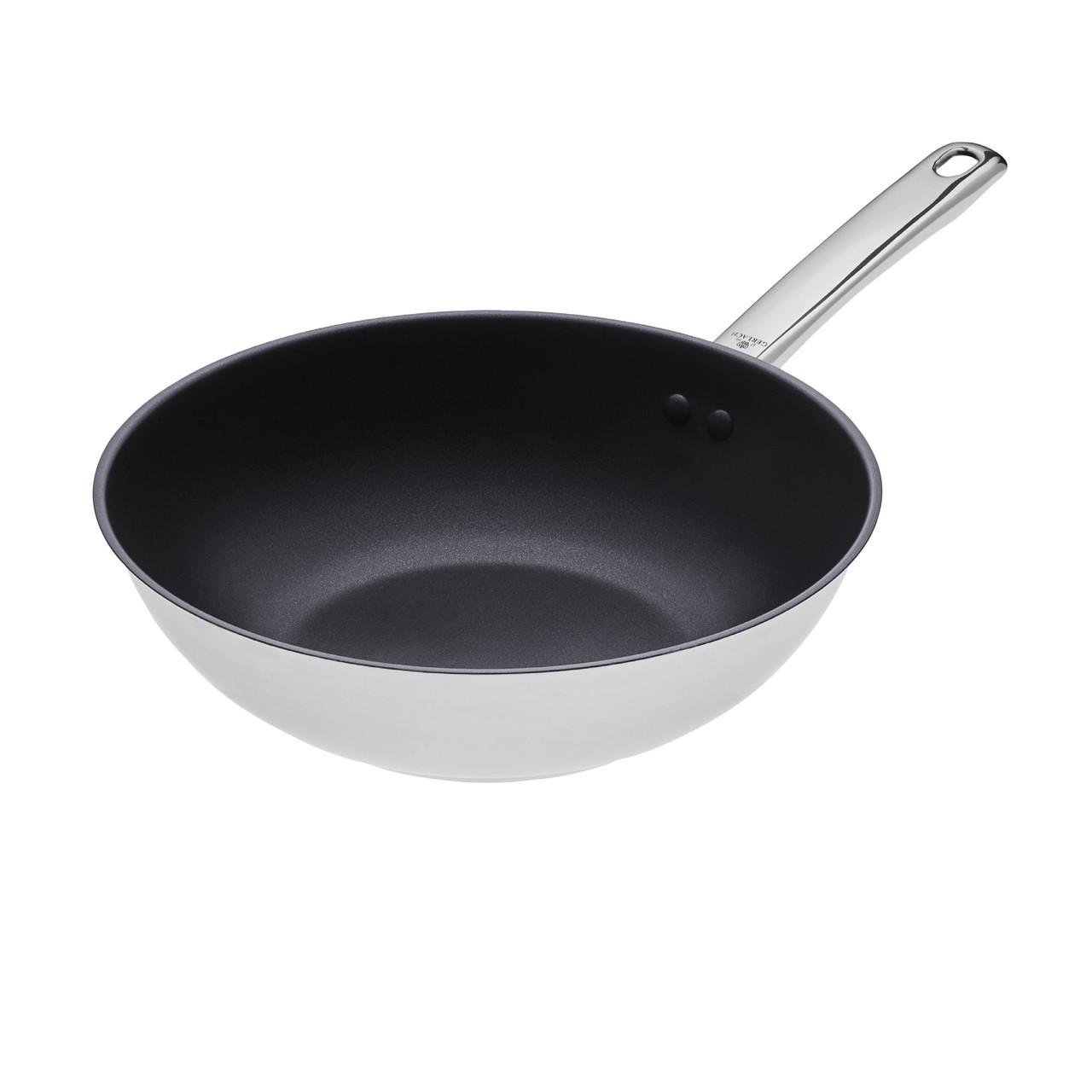 Сковорода WOK Gerlach Solid Lite с антипригарным покрытием Ilag Xera Dur 2 28 см Черно-серебряный (28338063)