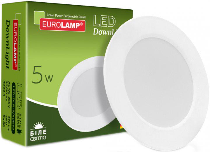 Світильник LED Eurolamp круглий DownLight 5W 4000K (11919602)