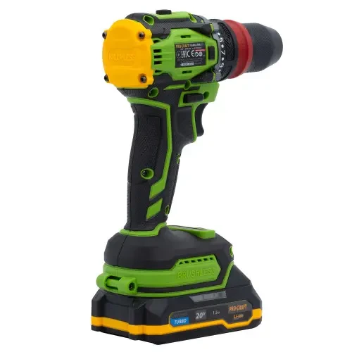 Шуруповерт акумуляторний ProCraft PA18 Pro DFR безщітковий кейс DFR патрон 1 АКБ та ЗП - фото 4