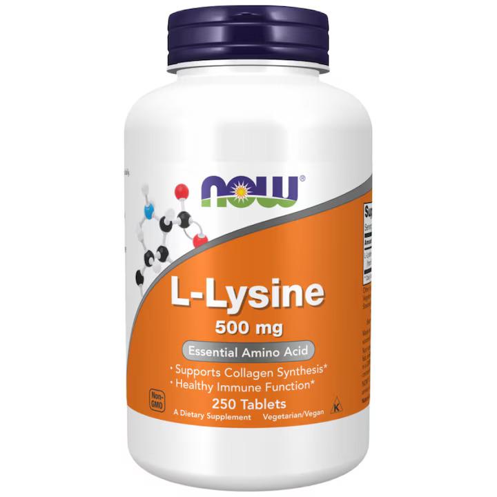 L-лизин Now Foods Lysine 500 мг 250 табл.