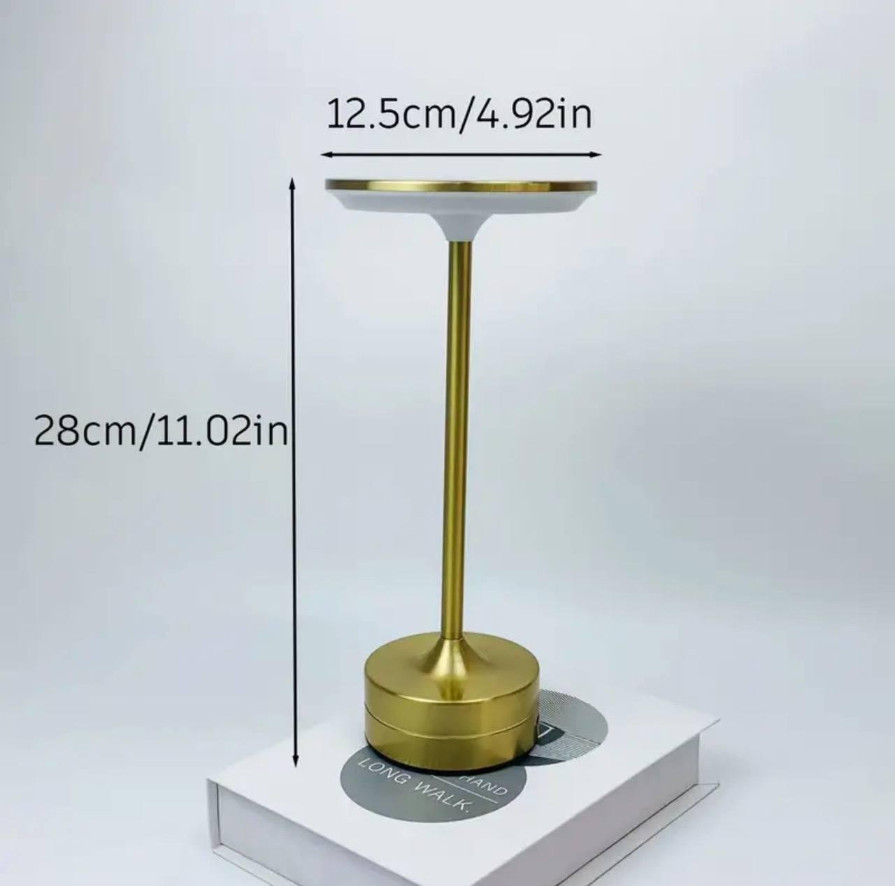 Настольная лампа аккумуляторная Zilini 0102 Золотой (23907707) - фото 3 Настольная лампа аккумуляторная Zilini 0102 Золотой (23907707) - фото 3