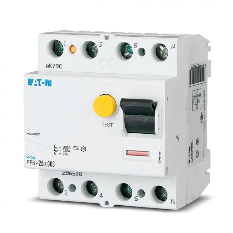 Устройство защитного отключения Eaton PF6-25/4/003 4P 25 А 30 мА тип AC (286504)