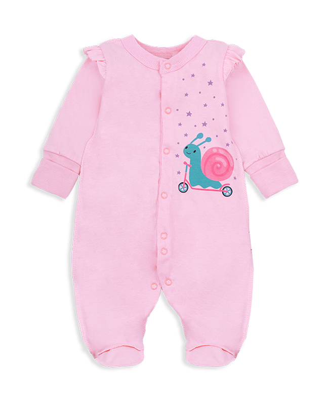 Комбинезон детский хлопковый для девочки Gabbi Обаяшка 56 см Розовый (12078) Комбинезон детский хлопковый для девочки Gabbi Обаяшка 56 см Розовый (12078)