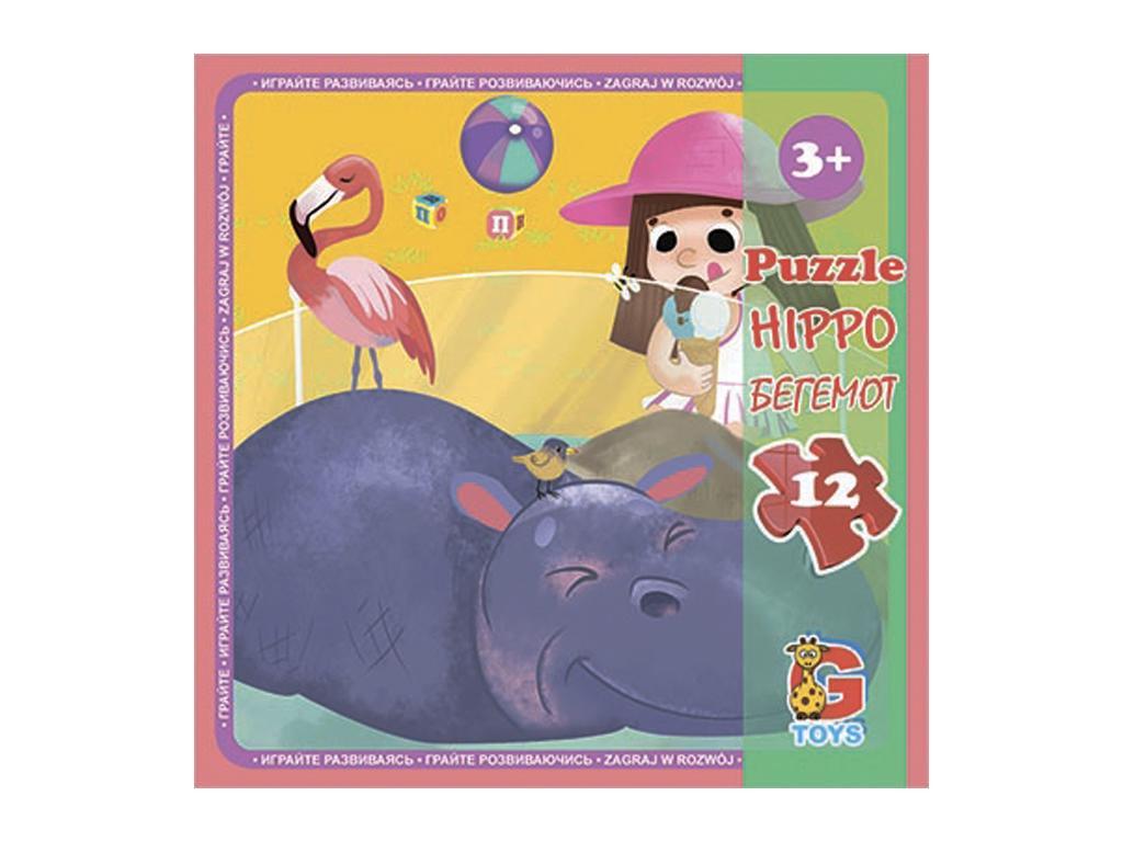 Пазли G-Toys із серії Зоопарк 12 ел. (MTT-172305)