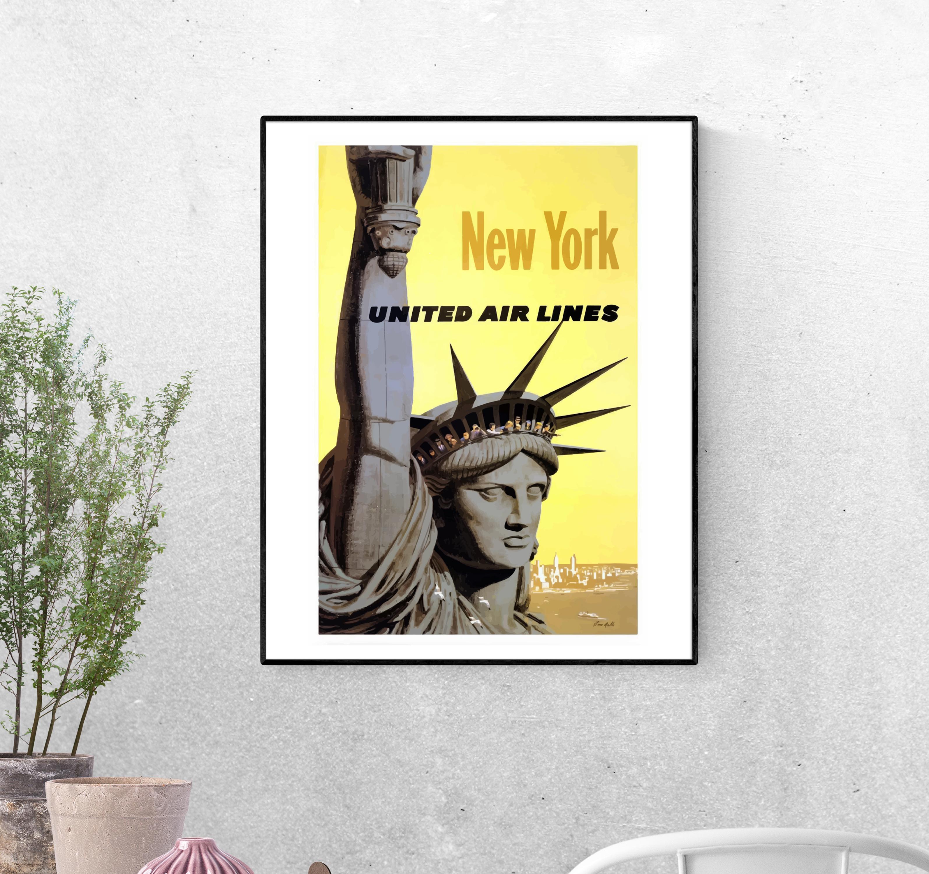 Тревел-постер Статуя свободы формат А-2