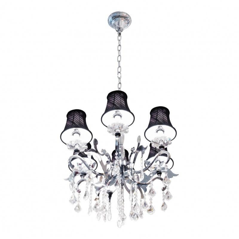 Люстра подвесная классическая Brille BCL-311S/6 с абажуром