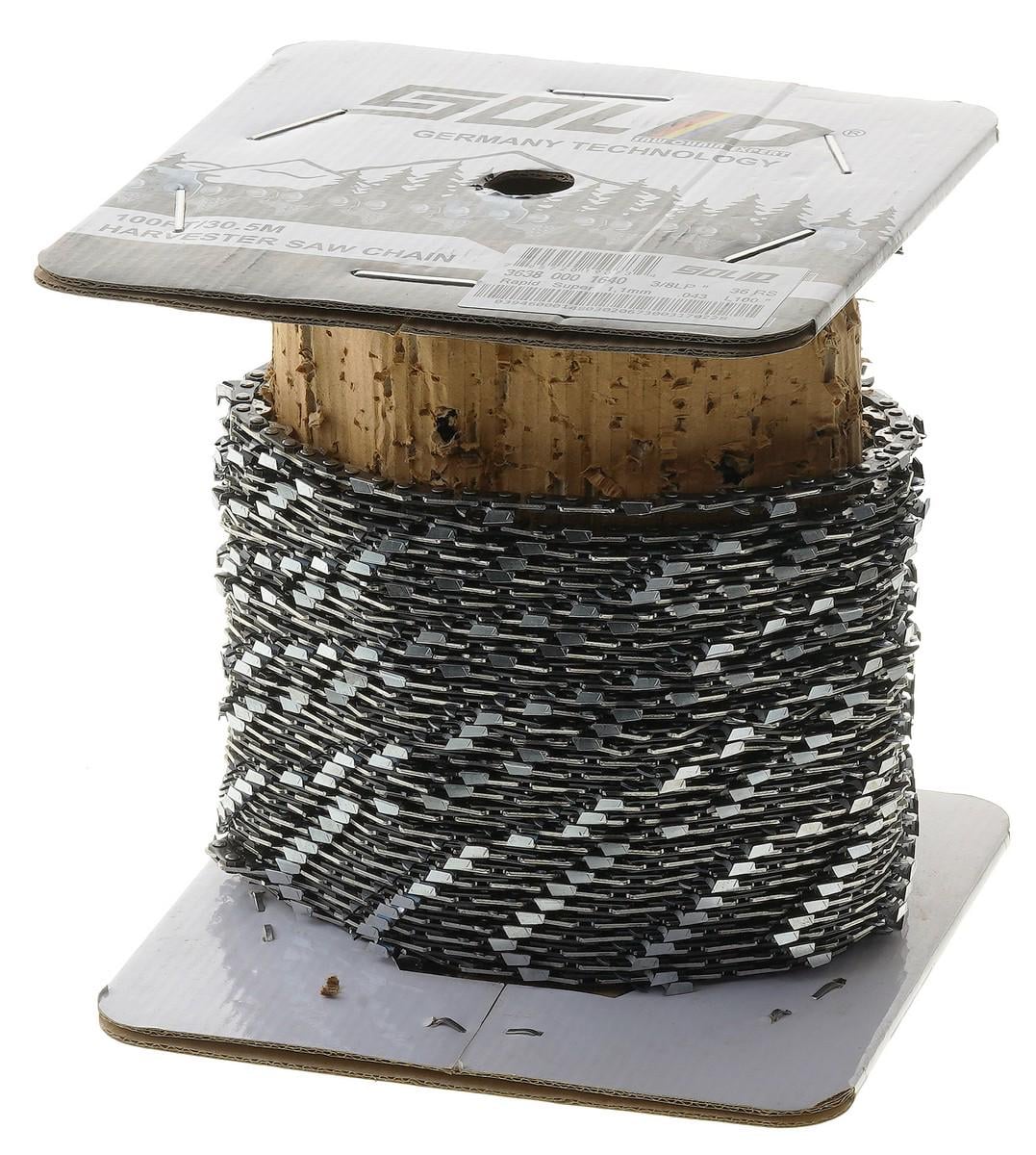 Цепь в бухте SOLID шаг 3/8" паз 1,1 мм 1640 звеньев (цепш932)