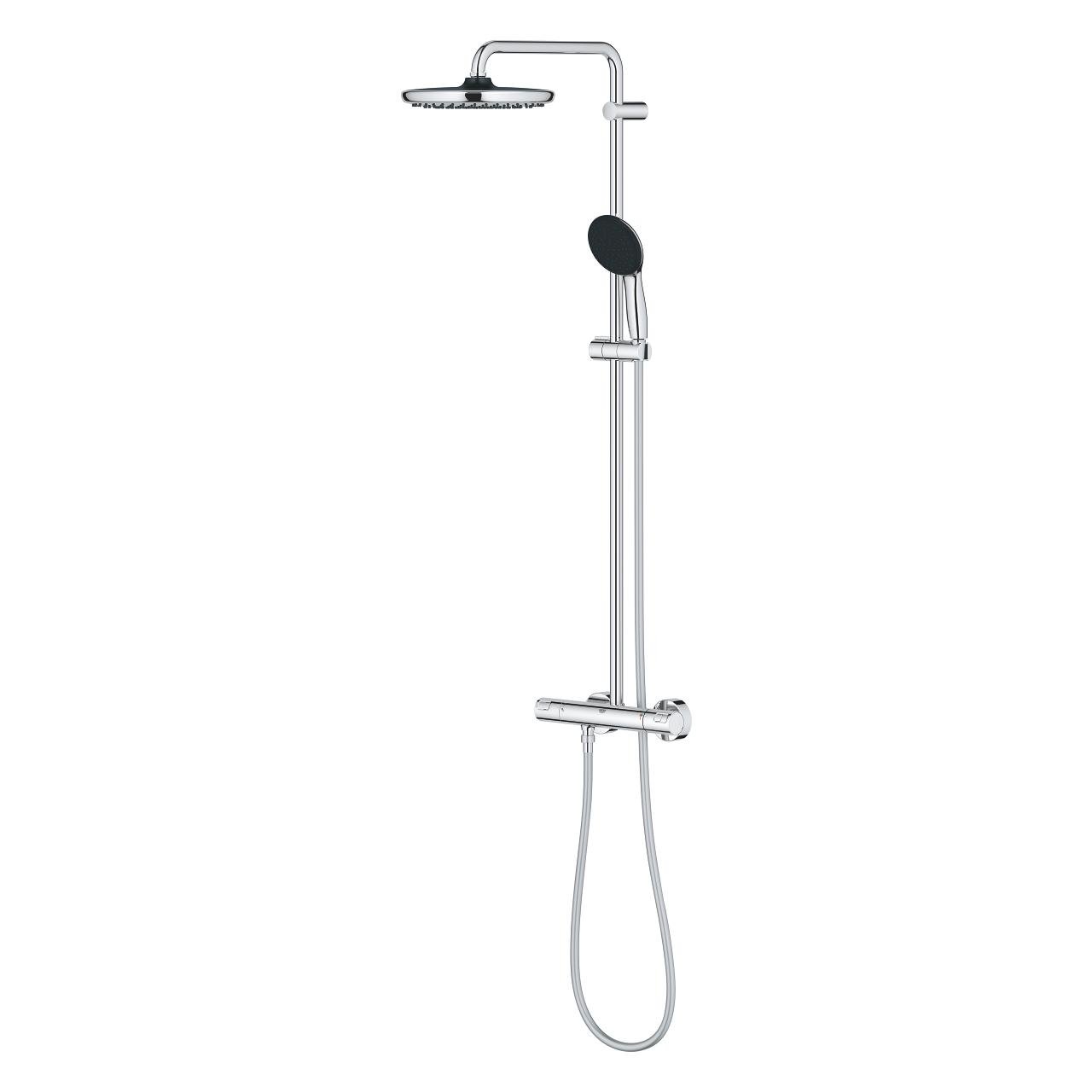 Душова система з термостатом Grohe QuickFix Vitalio Start 26677001 Хром (215018) - фото 5