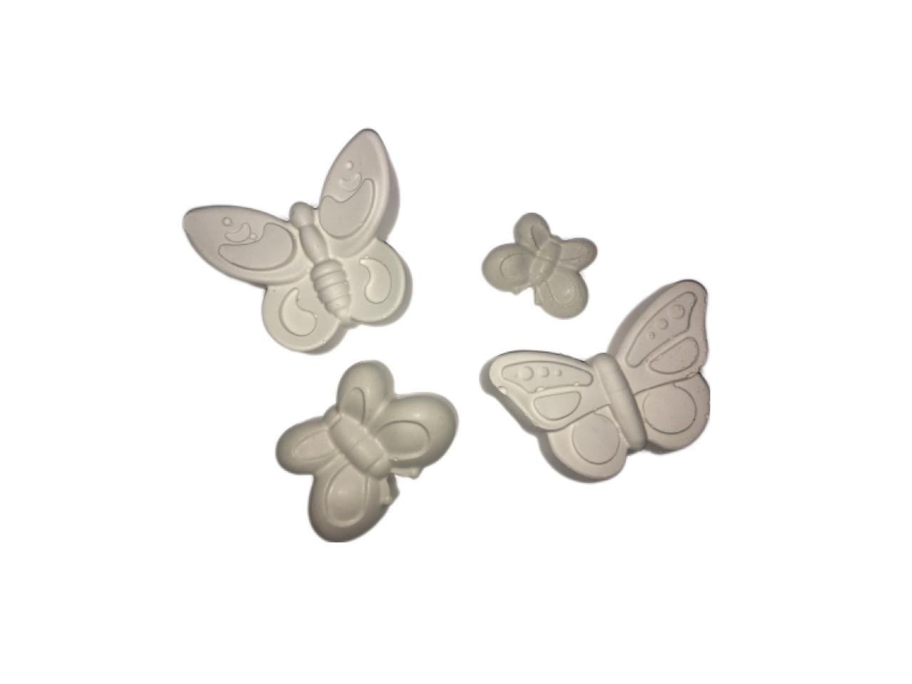Фігурки 3D для розмальовування PandClub NM101 Метелики 4 шт. (2702788786)