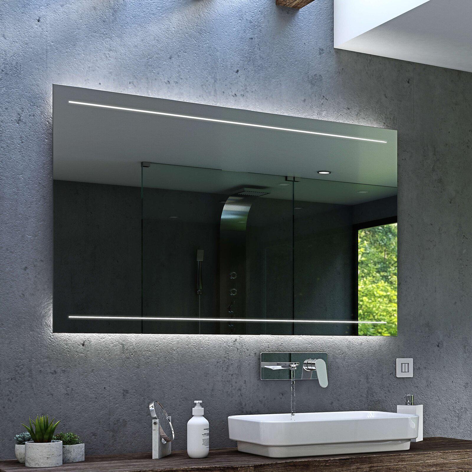 Зеркало Dim Dzerkal WAVA с LED-подсветкой 50х70 см (7293)