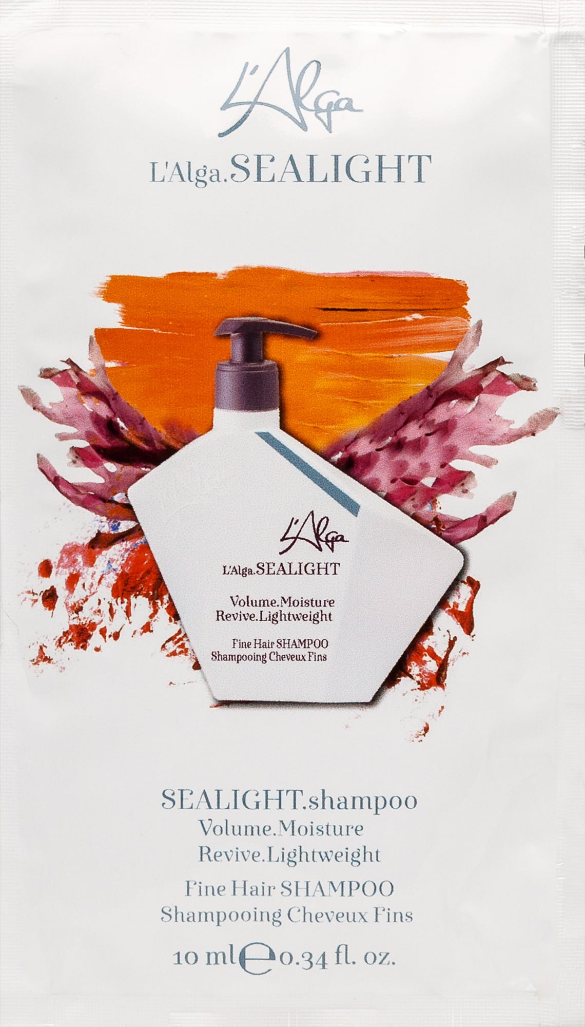 Шампунь для об'єму L'Alga SEALIGHT 10 мл (7616)